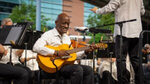 W. James Taylor performs with the KSO on Independence Day.